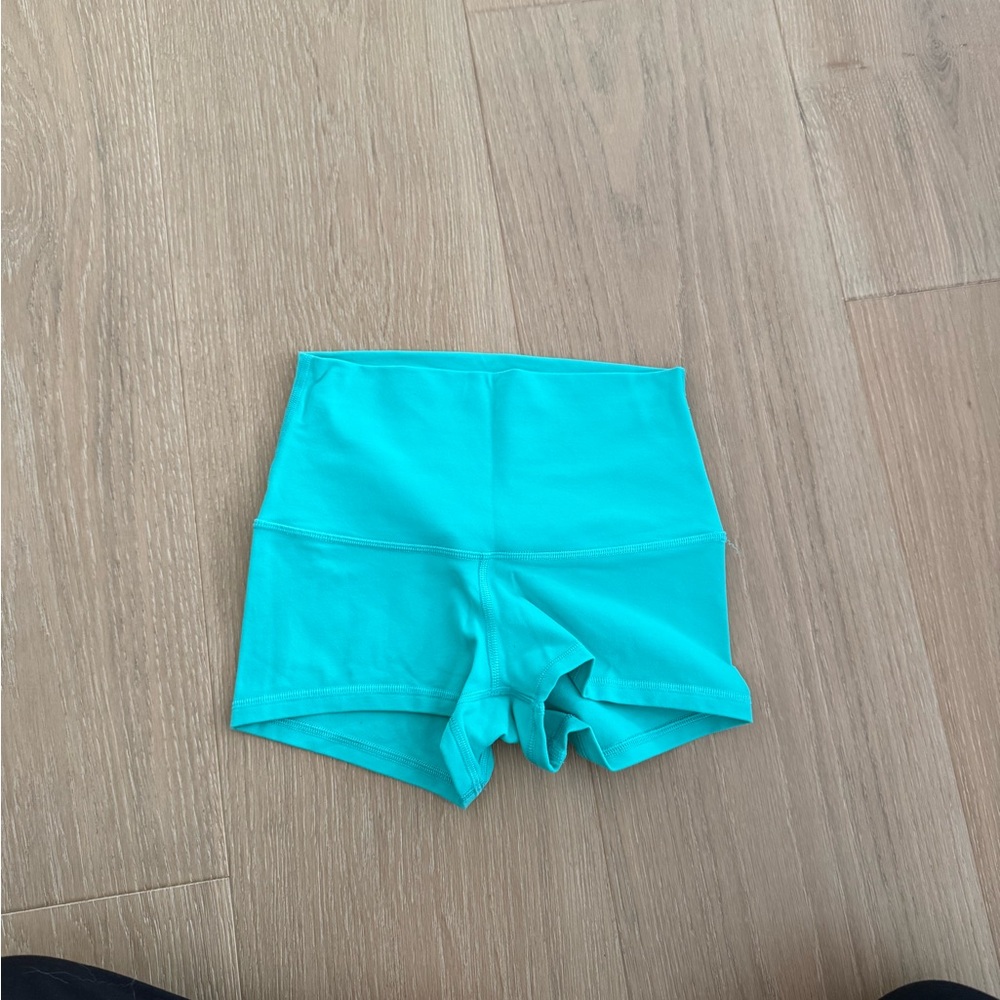 lululemon athletica Turquoise Athletic Shorts